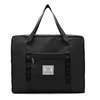 Two-Size Travel Tote with Trolley Sleeve Black color SKU reference