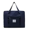Two-Size Travel Tote with Trolley Sleeve Navy color SKU reference