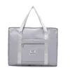 Two-Size Travel Tote with Trolley Sleeve Light Gray color SKU reference
