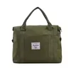 Color-Block Gym Tote with Double-Zip Storage Green color SKU reference