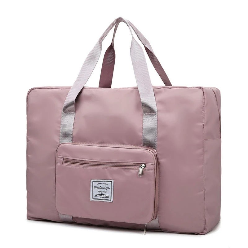 Foldable Cube Gym and Yoga Travel Bag in Two Sizes Pink color SKU reference