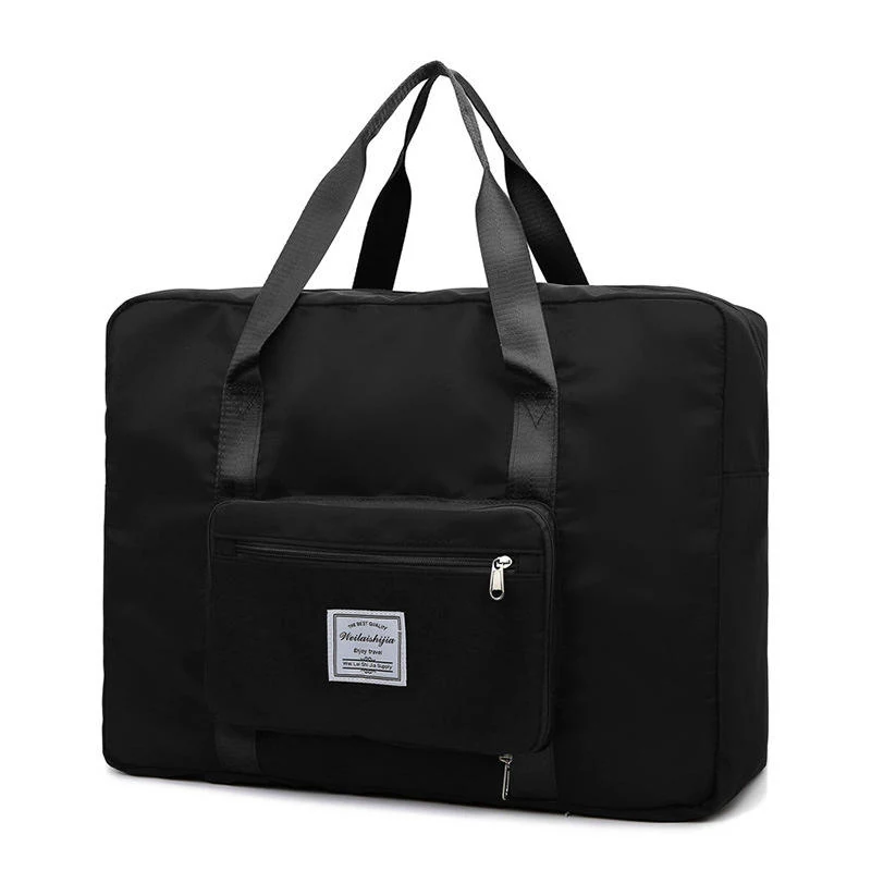 Foldable Cube Gym and Yoga Travel Bag in Two Sizes Black color SKU reference