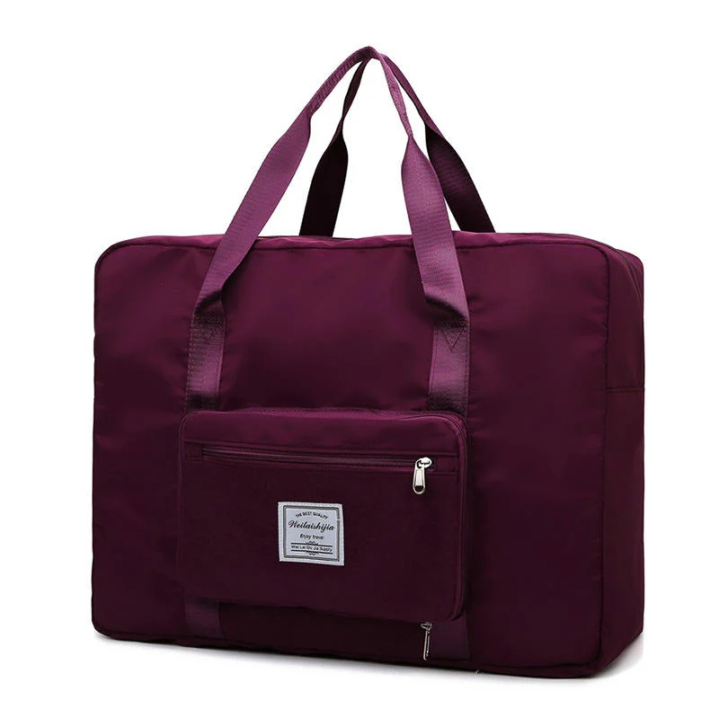 Foldable Cube Gym and Yoga Travel Bag in Two Sizes Dark purple color SKU reference