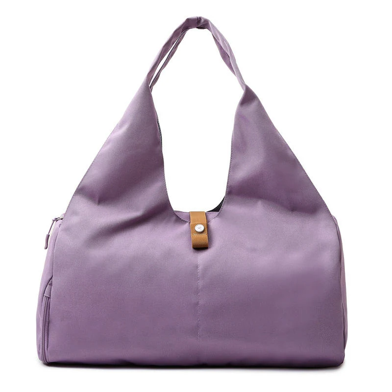Gym & Travel Duffel with Yoga Mat Holder and Shoe Compartment Purple color SKU reference