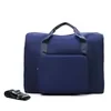 Foldable Expandable Oxford Gym and Weekender Duffel Light blue color SKU reference