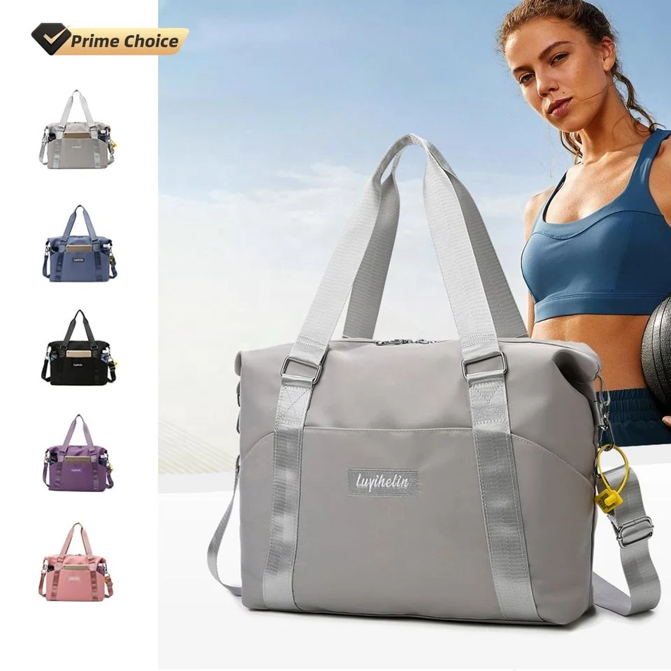 Foldable Nylon Gym Duffel with Luggage Sleeve product reference image