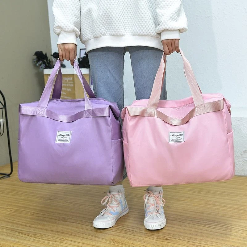 Nylon Travel & Gym Tote with Dry/Wet Storage product reference image