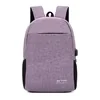 Reflective Polyester Daypack with Cushioned Back Panel Purple color SKU reference