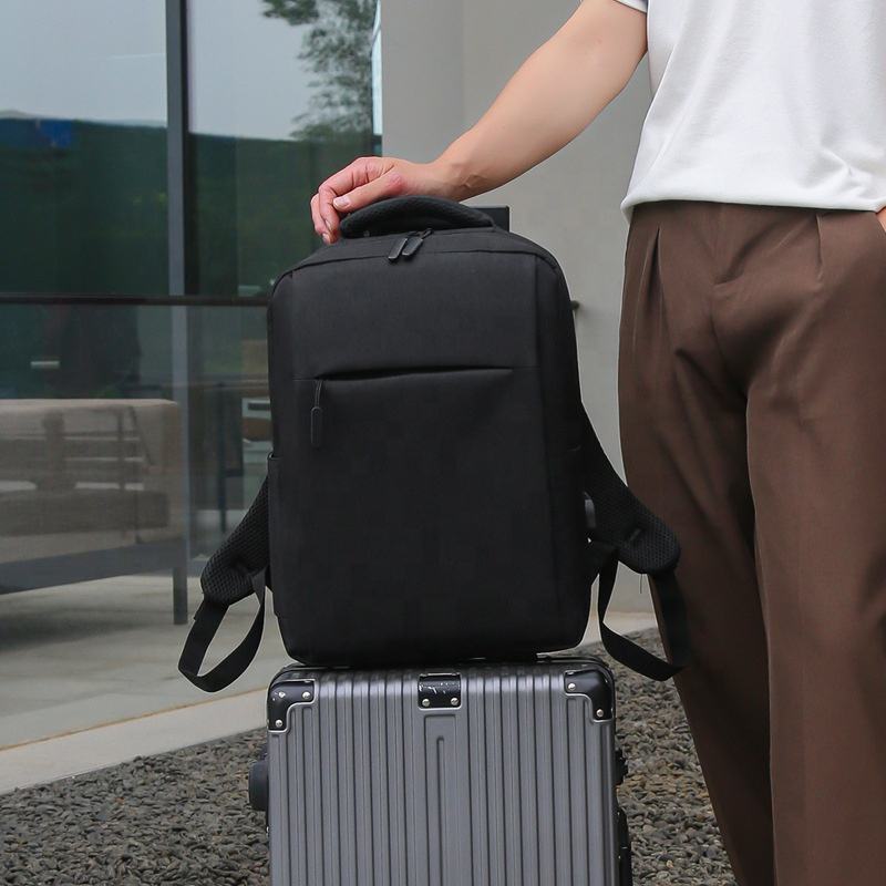 Oxford Business Backpack with Front Zip Pocket product reference image