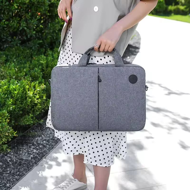 Vintage Nylon Laptop Messenger Bag with Adjustable Shoulder Strap product reference image