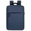 15.6-Inch Nylon Laptop Backpack with Front Zip and USB Port Blue color SKU reference