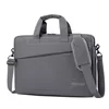 Oxford Business Laptop Briefcase with Front Zip Pocket and Trolley Sleeve Gray color SKU reference
