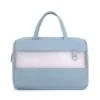 Nylon Laptop Briefcase with Frosted TPU Panel Blue color SKU reference