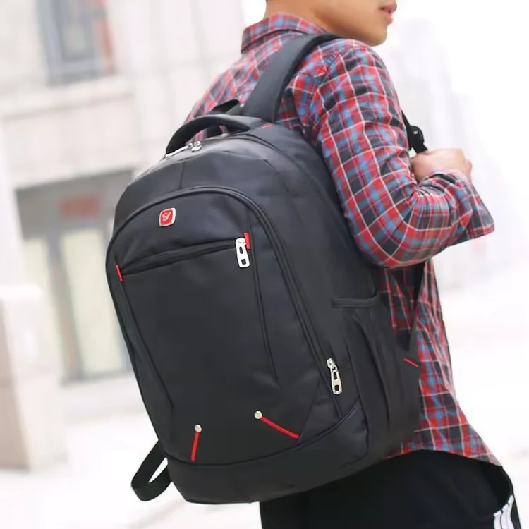 17-Inch Nylon Business Backpack with Multi-Pocket Storage product reference image