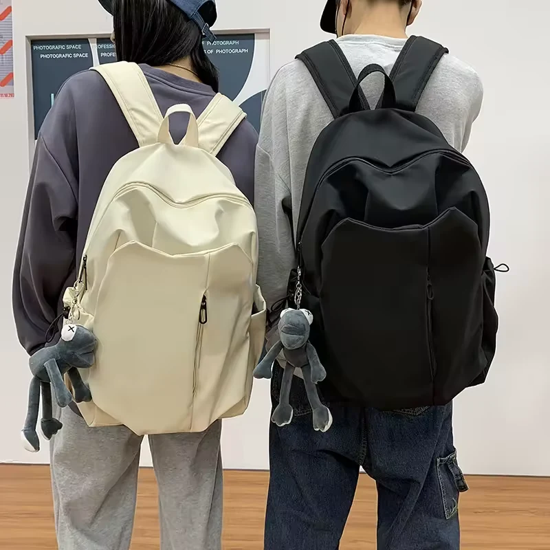 Oxford School Backpack with Frog Character Charm product reference image
