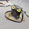 3D Owl-Shaped PU Mini Crossbody Bag Owl option 1 color SKU reference