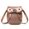 3D Owl-Shaped PU Mini Crossbody Bag Owl option 2 color SKU reference