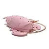 3D Lobster-Shaped PU Novelty Crossbody Bag Pink color SKU reference