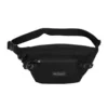 Nylon Crossbody Sling Bag with Side Pockets Black color SKU reference