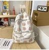 Color-Block School Backpack with Hidden Front Pocket Color reference 03 color SKU reference