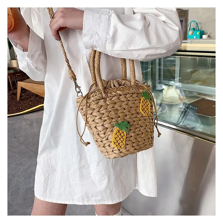 Straw-Weave Vacation Crossbody Bag with Removable Strap product reference image