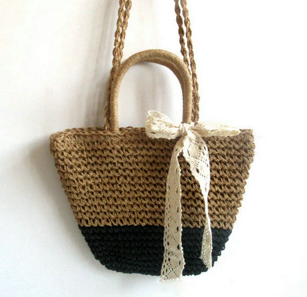 Woven Summer Bag Designs: Round Crossbody and Bow Tote Bow tote · reference 1 color SKU reference