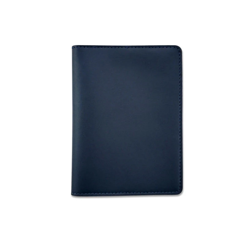 Genuine Leather Passport Holder & Luggage Tag Set Blue Passport Case color SKU reference