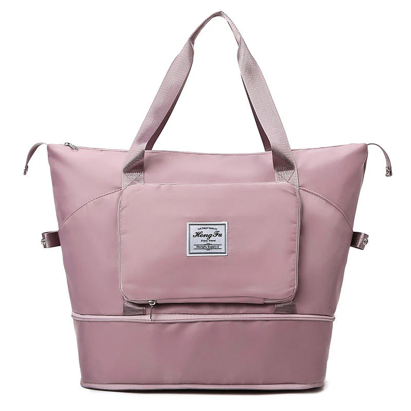 Expandable Gym & Travel Weekender Tote Pink color SKU reference