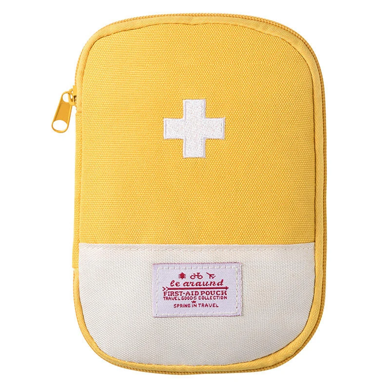 Oxford First Aid Medical Pouch with Mesh Pocket · Two Sizes Yellow · 13 x 18 cm SKU overview reference