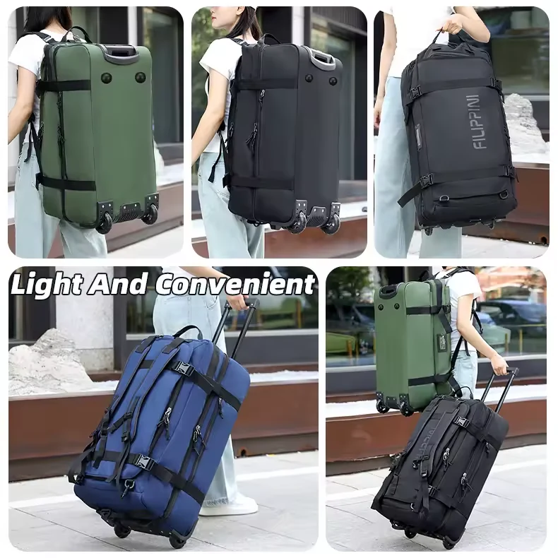 Oxford Rolling Carry-On Weekender Bag product reference image