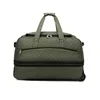 42L Quilted Expandable Rolling Travel Duffel Green color SKU reference