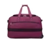 42L Quilted Expandable Rolling Travel Duffel Purple 3 color SKU reference