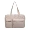 8 L Canvas Tote with Exterior Pocket White color SKU reference