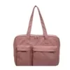 8 L Canvas Tote with Exterior Pocket Pink color SKU reference