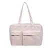 8 L Canvas Tote with Exterior Pocket Off-white color SKU reference