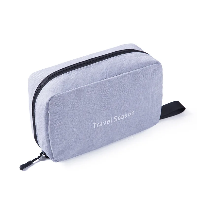 Hanging-Hook Travel Toiletry Organizer Bag Gray color SKU reference