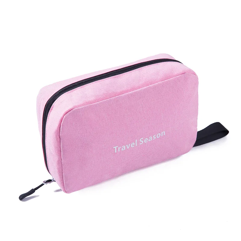 Hanging-Hook Travel Toiletry Organizer Bag Hot Pink color SKU reference