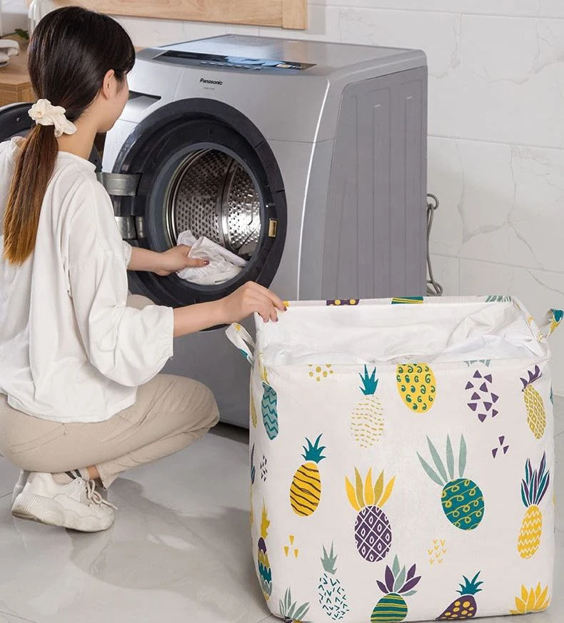 Cotton-Linen Drawstring Laundry & Storage Bag product reference image