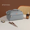 PU Travel Makeup & Toiletry Bag Gray color SKU reference
