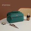PU Travel Makeup & Toiletry Bag Green color SKU reference