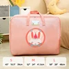 Foldable Zippered Clothing and Quilt Storage Bag Pink color SKU reference