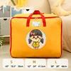 Foldable Zippered Clothing and Quilt Storage Bag Yellow color SKU reference