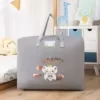 Quilt and Blanket Storage Tote with Three Size Options Gray / 45 × 39 × 18.5 cm color SKU reference