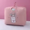Quilt and Blanket Storage Tote with Three Size Options Pink 2 / 45 × 39 × 18.5 cm color SKU reference