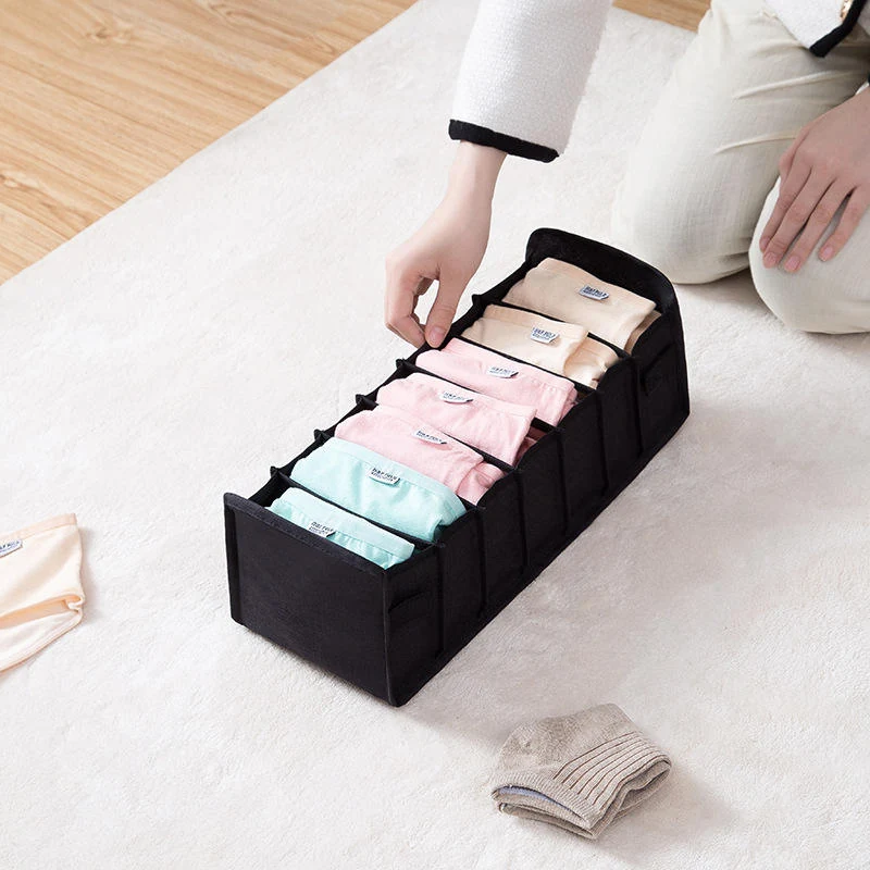 Nylon Drawer Organizer for Bras & Underwear Black · reference 2 SKU overview reference