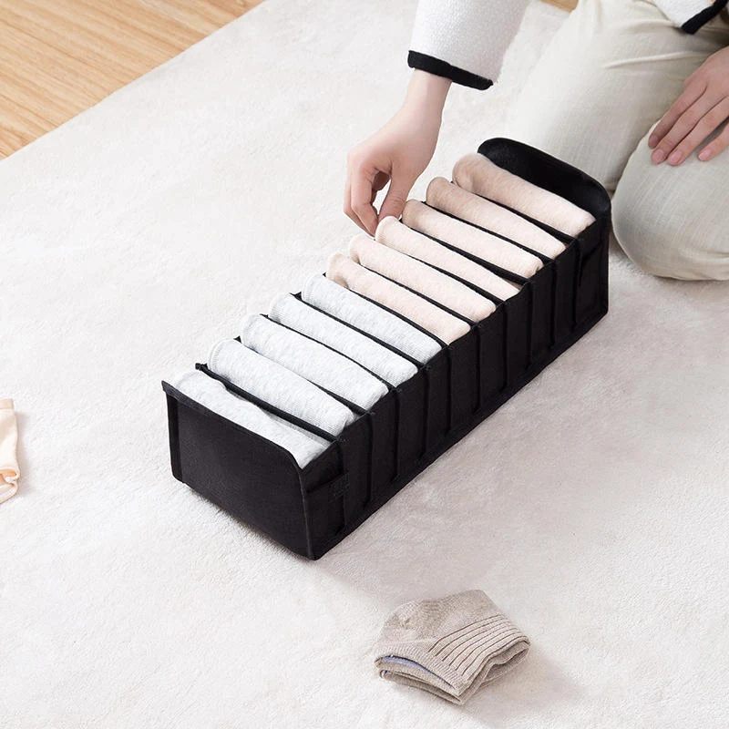 Nylon Drawer Organizer for Bras & Underwear Black · reference 3 SKU overview reference