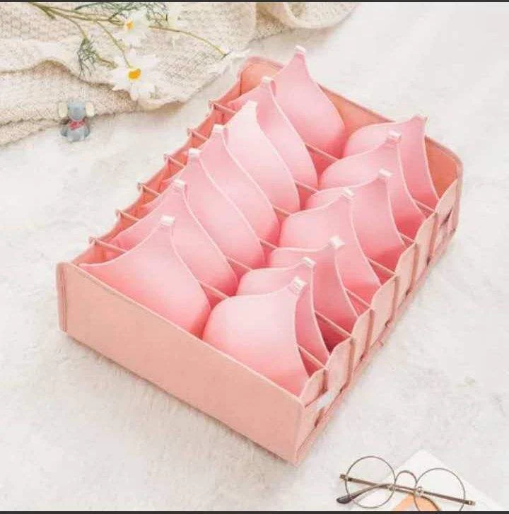 Nylon Drawer Organizer for Bras & Underwear Pink · reference 1 SKU overview reference