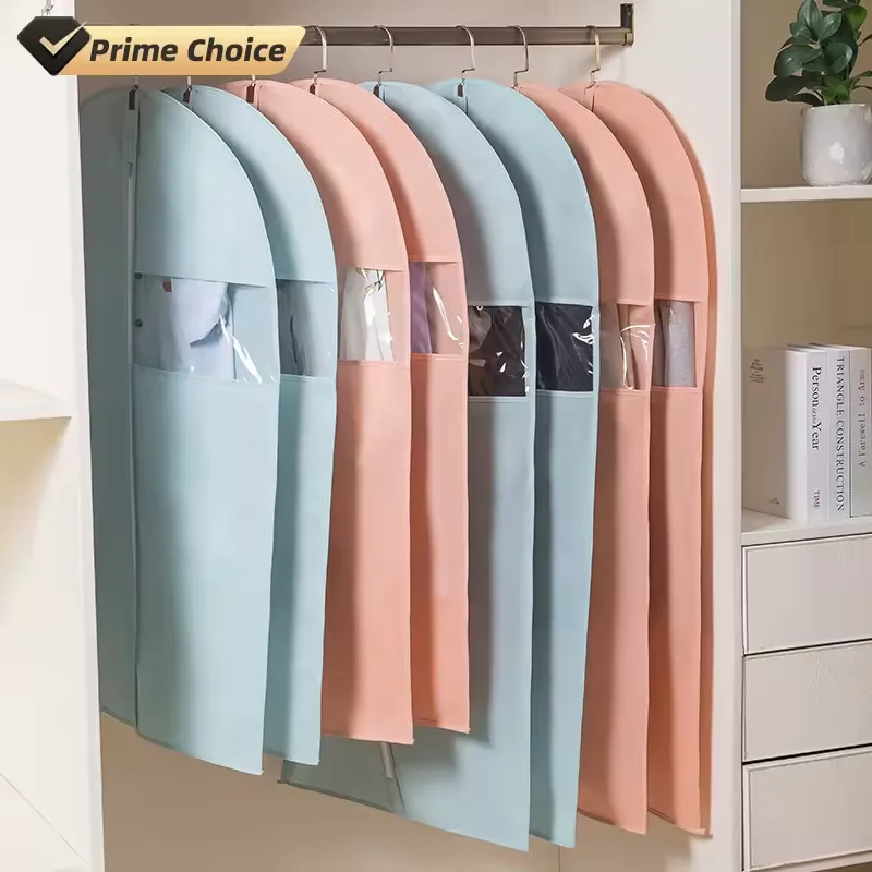 Foldable Nonwoven Garment Suit Cover with Clear Window product reference image