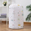 Reusable PEVA Drawstring Garment Storage Bag Print 2 color SKU reference