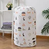 Reusable PEVA Drawstring Garment Storage Bag Print 4 color SKU reference